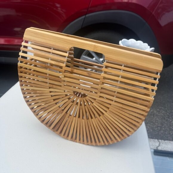 n/a Handbags - Wood Bag Vintage